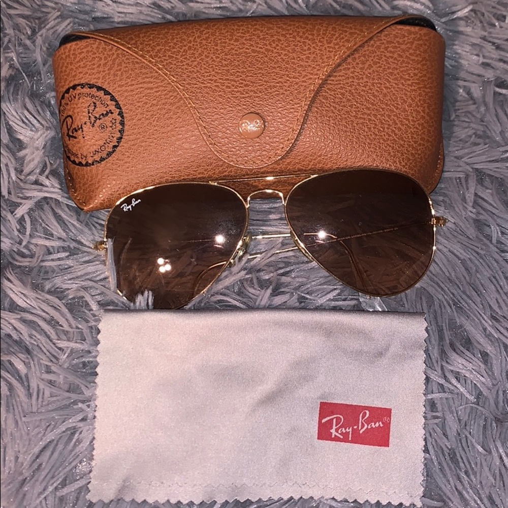 Ray-Ban Authentic Light Brown Aviator